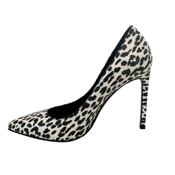 Saint Laurent Black & White Heels - Picture 2 of 6